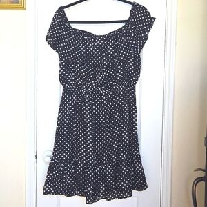 Retro Style Polkdot Dress